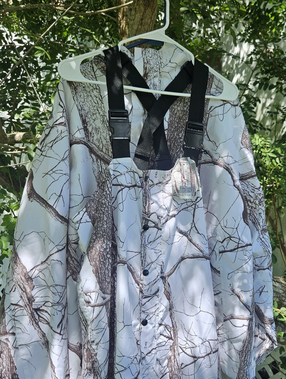 HUNTWORTH HUNTING BIB & Jacket, Snow & Oak Tree Hunting Gear, Hunting Clothing